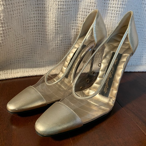 karl lagerfeld vintage stiletto silver translucent - Picture 6 of 8